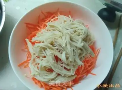 Make Carrot gin needle step 4