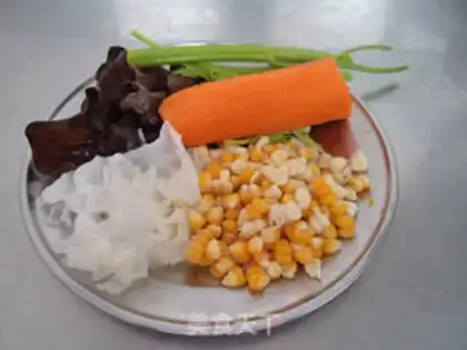Make Corn dumplings step 1