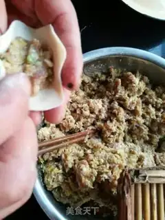 Make Carrot lamb dumplings step 8