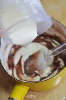 Make Black chocolate mousse step 12
