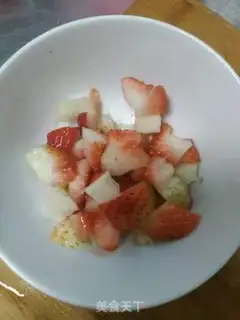 Make Strawberry pudding step 2