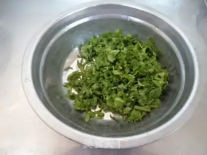 Make Celery tacos step 1