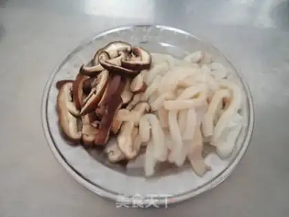 Make Fish, squid, tofu step 1