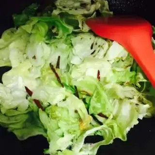 Make Hot cabbage step 2
