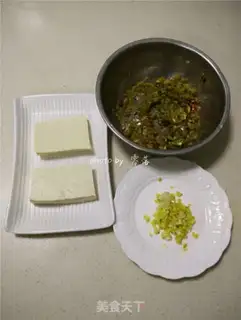 Make Meat and tofu step 1