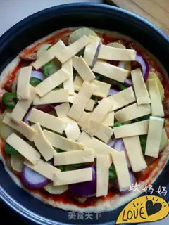 Make Chicken potato pizza step 12