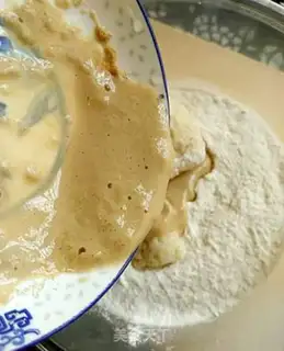 Make A piece of rice cake step 2