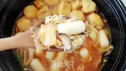 Make The Korean army fire pot step 15