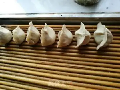 Make Carrot lamb dumplings step 10