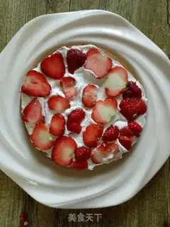 Make Fruit and vegetable birthday cake step 8