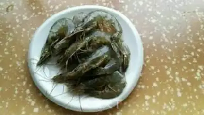 Make Pixie-tail shrimp ball step 0