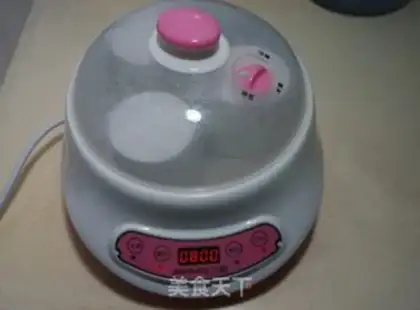 Make Ice strawberry yogurt step 6
