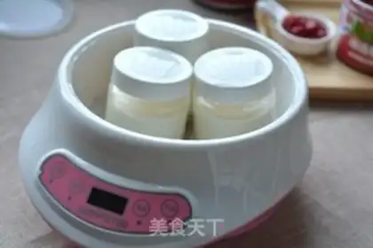 Make Ice strawberry yogurt step 7