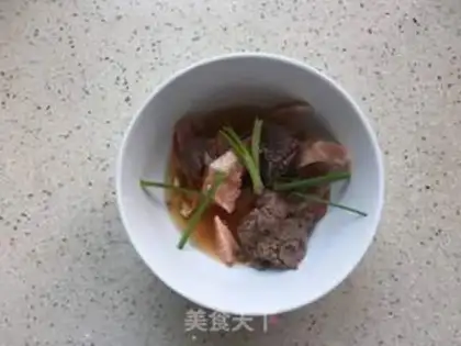 Make The melon shrimp sauce and soup step 1
