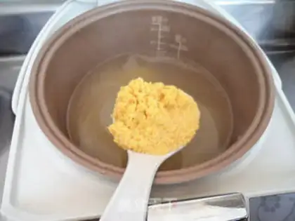 Make Potatoballs, rice porridge step 3