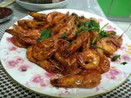 Make Red burning shrimp step 1