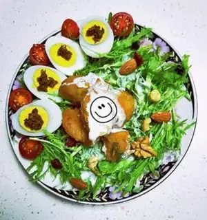 Make Yogurt salad step 0
