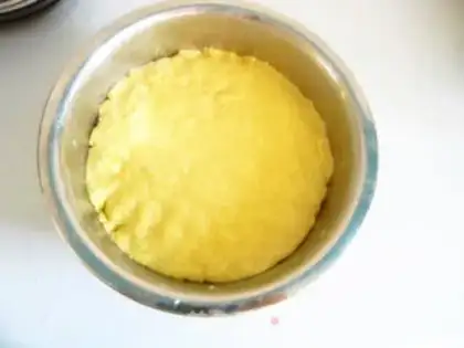 Make Yellow noodles step 1