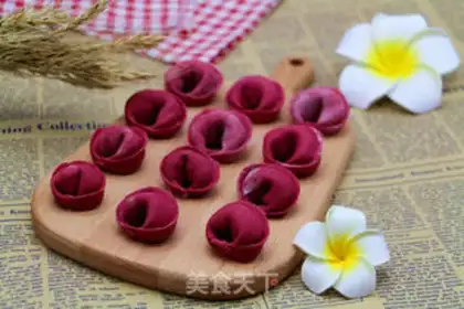 Make Red Won dumplings step 18