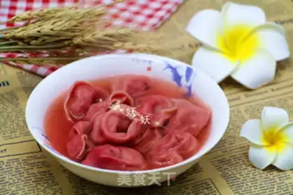 Make Red Won dumplings step 19