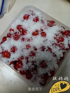 Make Frozen cherry step 4
