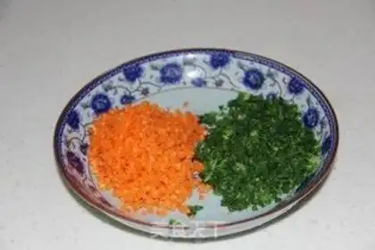 Make Vegetable pork balls step 2