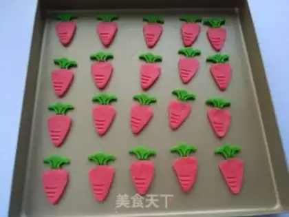 Make Carrot cookies step 9