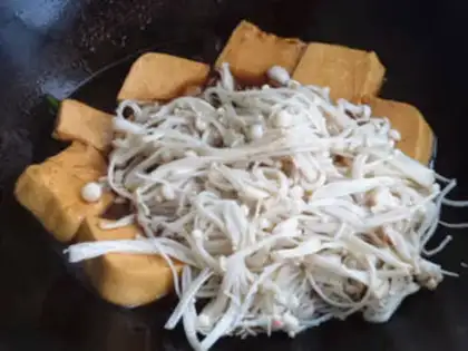 Make ♪ Golden fungus tofu ♪ step 8