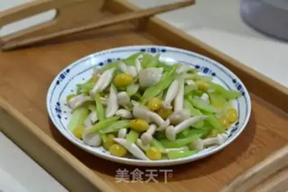Make Celery and crab mushrooms step 6