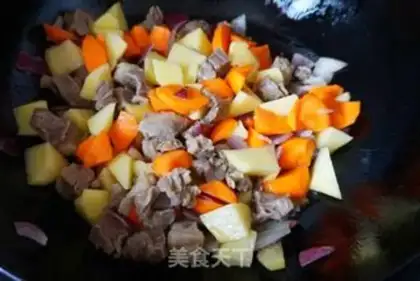 Make Curry beef rice step 6
