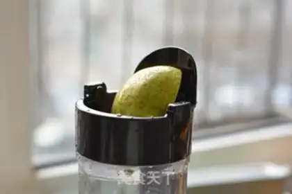 Make Pear celery juice step 2