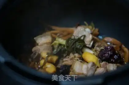 Make Gold needle stew step 7