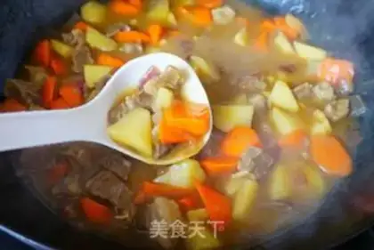 Make Curry beef rice step 10