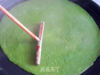 Make Springcakes for alligator fun step 2