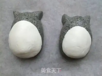 Make Dragon cat, black sesame soup step 6