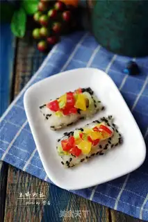 Make A rice cake salad step 12