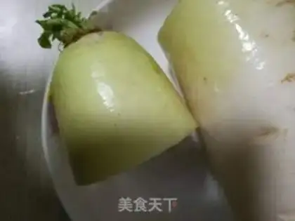 Make Ice radish step 1
