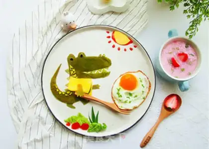 Make Springcakes for alligator fun step 10