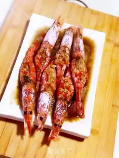 Make Argentinian red shrimp step 8