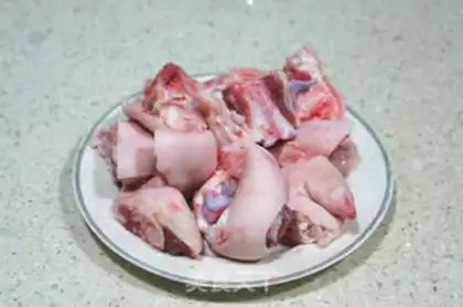 Make Soybean pig hoof step 0
