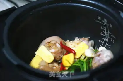 Make Soybean pig hoof step 4