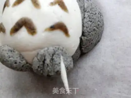 Make Dragon cat, black sesame soup step 9