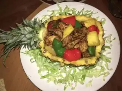 Make The pineapple boat grunts step 1