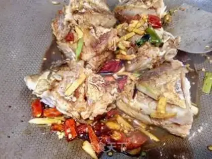 Make Spicy fish boil flowers step 6
