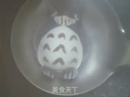 Make Dragon cat, black sesame soup step 11
