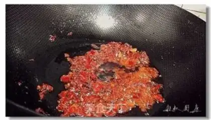 Make Water boiled hoof flowers step 4