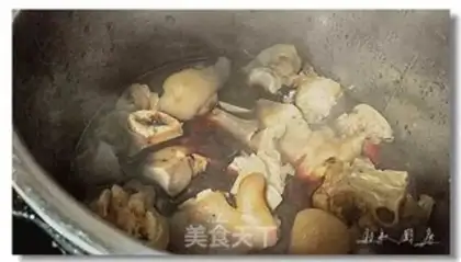 Make Water boiled hoof flowers step 7