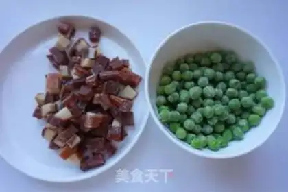 Make Soybeans fried rice step 1