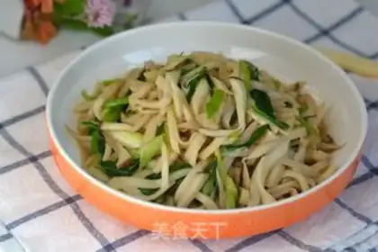 Make Fried garlic and abalone step 7