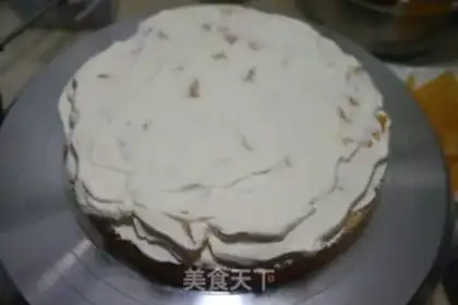 Make Cream cake step 19